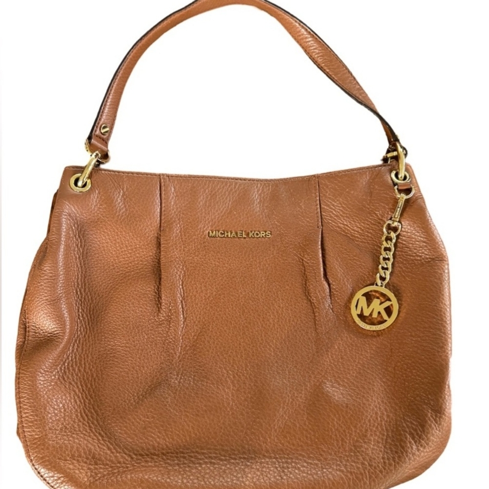 Michael Kors Brown Leather Shoulder Bag